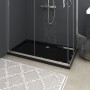 Plato de ducha rectangular negro ABS 70x120 cm de vidaXL, Platos de ducha - Ref: Foro24-148914, Precio: 102,55 €, Descuento: %