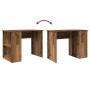 Escritorio de madera de ingeniería envejecida 100x55x75 cm de , Escritorios - Ref: Foro24-855856, Precio: 76,08 €, Descuento: %