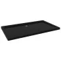 Rectangular black ABS shower tray 70x120 cm by vidaXL, Shower trays - Ref: Foro24-148914, Price: 106,50 €, Discount: %