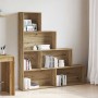 Estantería madera de ingeniería roble artisan 157x24x160 cm de , Librerías y estanterías - Ref: Foro24-855889, Precio: 114,43...
