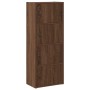 Estantería madera de ingeniería marrón roble 40x24x102 cm de , Librerías y estanterías - Ref: Foro24-860379, Precio: 76,25 €,...