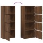 Estantería madera de ingeniería marrón roble 40x24x102 cm de , Librerías y estanterías - Ref: Foro24-860379, Precio: 76,25 €,...
