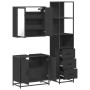 Juego de muebles de baño 3 pzas madera contrachapada negro de , Muebles de baño - Ref: Foro24-3301125, Precio: 253,77 €, Desc...
