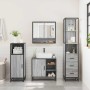 Set de muebles de baño 3 pzas madera contrachapada gris sonoma de , Muebles de baño - Ref: Foro24-3301178, Precio: 266,55 €, ...