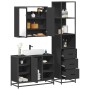 Juego de muebles de baño 3 pzas madera contrachapada negro de , Muebles de baño - Ref: Foro24-3301150, Precio: 268,22 €, Desc...