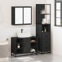 Juego de muebles de baño 3 pzas madera contrachapada negro de , Muebles de baño - Ref: Foro24-3301150, Precio: 268,22 €, Desc...