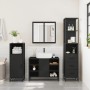 Juego de muebles de baño 3 pzas madera contrachapada negro de , Muebles de baño - Ref: Foro24-3301150, Precio: 268,22 €, Desc...