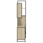 Set de muebles de baño 3 pzas madera contrachapada roble Sonoma de , Muebles de baño - Ref: Foro24-3301131, Precio: 270,91 €,...
