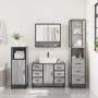 Set de muebles de baño 3 pzas madera contrachapada gris sonoma de , Muebles de baño - Ref: Foro24-3301173, Precio: 318,12 €, ...