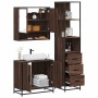 Set de muebles baño 3 pzas madera contrachapada roble marrón de , Muebles de baño - Ref: Foro24-3301159, Precio: 240,72 €, De...