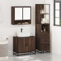 Set de muebles baño 3 pzas madera contrachapada roble marrón de , Muebles de baño - Ref: Foro24-3301159, Precio: 240,72 €, De...