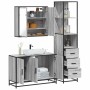 Set de muebles de baño 3 pzas madera contrachapada gris sonoma de , Muebles de baño - Ref: Foro24-3301133, Precio: 274,65 €, ...