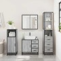 Set de muebles de baño 3 pzas madera contrachapada gris sonoma de , Muebles de baño - Ref: Foro24-3301138, Precio: 286,17 €, ...
