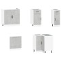 Mueble cocina Kalmar gris hormigón 11 pzas madera contrachapada de , Armarios de cocina - Ref: Foro24-3314945, Precio: 680,90...