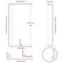 Patas de mesa centro forma U 2uds acero natural 60x(110-111) cm de , Patas para mesas - Ref: Foro24-4013251, Precio: 102,52 €...