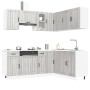 Mueble cocina Kalmar sonoma gris 11 pzas madera contrachapada de , Armarios de cocina - Ref: Foro24-3314947, Precio: 693,40 €...