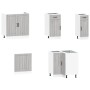 Mueble cocina Kalmar sonoma gris 11 pzas madera contrachapada de , Armarios de cocina - Ref: Foro24-3314947, Precio: 693,40 €...