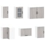 Mueble cocina Kalmar sonoma gris 11 pzas madera contrachapada de , Armarios de cocina - Ref: Foro24-3314947, Precio: 693,40 €...