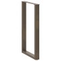 Patas de mesa centro forma U 2uds acero natural 60x(100-101) cm de , Patas para mesas - Ref: Foro24-4013239, Precio: 106,64 €...
