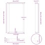 Patas de mesa centro forma U 2uds acero natural 60x(100-101) cm de , Patas para mesas - Ref: Foro24-4013239, Precio: 106,64 €...