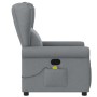 Sillón reclinable de masaje de tela gris claro de , Sillones - Ref: Foro24-4015666, Precio: 213,53 €, Descuento: %