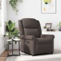 Sillón reclinable de cuero sintético marrón brillante de , Sillones - Ref: Foro24-4015679, Precio: 242,15 €, Descuento: %