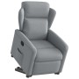 Sillón reclinable elevable de tela gris claro de , Sillones - Ref: Foro24-3303134, Precio: 255,56 €, Descuento: %