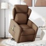 Silla de masaje reclinable de pie de tela marrón de , Sillones - Ref: Foro24-3303148, Precio: 271,02 €, Descuento: %