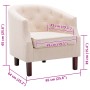 Sillón de tela beige en Sillones | Comprar online en Foru.es
