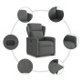 Sillón eléctrico reclinable elevable de tela gris oscuro de , Sillones - Ref: Foro24-3303155, Precio: 313,15 €, Descuento: %