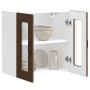 Armario pared cocina puerta de cristal Kalmar roble marrón de , Armarios de cocina - Ref: Foro24-853674, Precio: 69,24 €, Des...