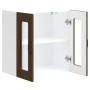 Armario pared cocina puerta de cristal Kalmar roble marrón de , Armarios de cocina - Ref: Foro24-853674, Precio: 69,24 €, Des...