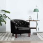 Sillón de terciopelo negro en Sillones | Comprar online en Foru.es