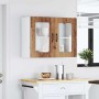 Armario pared cocina puerta de cristal Kalmar madera vieja de , Armarios de cocina - Ref: Foro24-853615, Precio: 111,38 €, De...