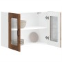 Armario pared cocina puerta de cristal Kalmar madera vieja de , Armarios de cocina - Ref: Foro24-853615, Precio: 111,38 €, De...