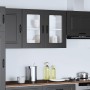 Armario pared cocina puerta de cristal Kalmar negra de , Armarios de cocina - Ref: Foro24-853608, Precio: 97,08 €, Descuento: %
