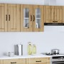 Armario pared cocina puerta de cristal Kalmar roble artesanal de , Armarios de cocina - Ref: Foro24-853676, Precio: 72,32 €, ...