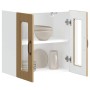 Armario pared cocina puerta de cristal Kalmar roble artesanal de , Armarios de cocina - Ref: Foro24-853676, Precio: 72,32 €, ...