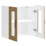 Armario pared cocina puerta de cristal Kalmar roble artesanal de , Armarios de cocina - Ref: Foro24-853676, Precio: 72,32 €, ...