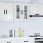 Armario pared cocina puerta cristal Kalmar blanca alto brillo de , Armarios de cocina - Ref: Foro24-853669, Precio: 79,00 €, ...