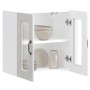 Armario pared cocina puerta cristal Kalmar blanca alto brillo de , Armarios de cocina - Ref: Foro24-853669, Precio: 79,00 €, ...