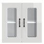 Armario pared cocina puerta cristal Kalmar blanca alto brillo de , Armarios de cocina - Ref: Foro24-853669, Precio: 79,00 €, ...