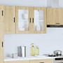 Armario de pared para cocina puerta cristal Porto roble sonoma de , Armarios de cocina - Ref: Foro24-854090, Precio: 90,13 €,...