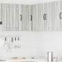 Mueble esquinero cocina Lucca madera contrachapada gris sonoma de , Armarios de cocina - Ref: Foro24-853863, Precio: 84,63 €,...