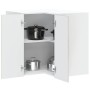 Mueble esquinero cocina Lucca madera contrachapada gris cemento de , Armarios de cocina - Ref: Foro24-853861, Precio: 81,82 €...