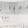 Mueble esquinero cocina Lucca madera contrachapada gris cemento de , Armarios de cocina - Ref: Foro24-853861, Precio: 81,82 €...