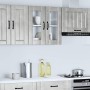 Armario pared cocina puerta de cristal Lucca gris hormigón de , Armarios de cocina - Ref: Foro24-853911, Precio: 68,76 €, Des...