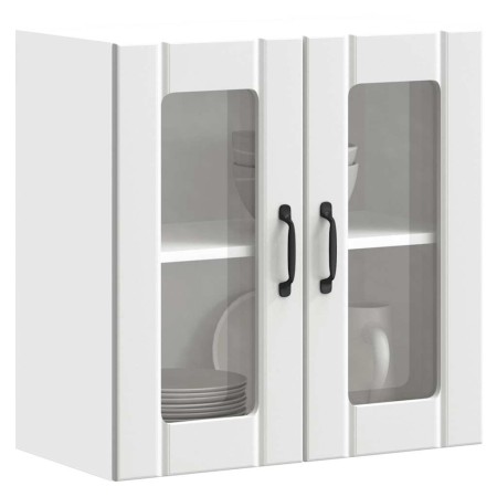 Armario pared cocina puerta de cristal Lucca blanca de , Armarios de cocina - Ref: Foro24-853907, Precio: 68,61 €, Descuento: %