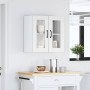 Armario pared cocina puerta de cristal Lucca blanca de , Armarios de cocina - Ref: Foro24-853907, Precio: 68,61 €, Descuento: %