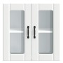 Armario pared cocina puerta de cristal Lucca blanca de , Armarios de cocina - Ref: Foro24-853907, Precio: 68,61 €, Descuento: %